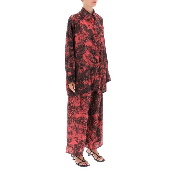 Sun chasers shibori silk shirt and pants set - Picture 2 of 4